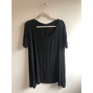 Brandy Melville Oversized Sheer Black T-Shirt